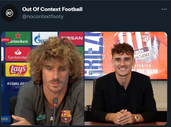 Griezmann w Barcelonie i Griezmann po transferze do Atletico! :D